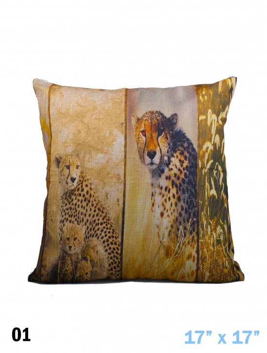 LEOPARD PRINT CUSHION & FILLER